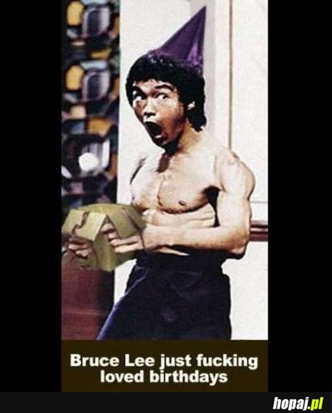 Bruce Lee kocha urodziny