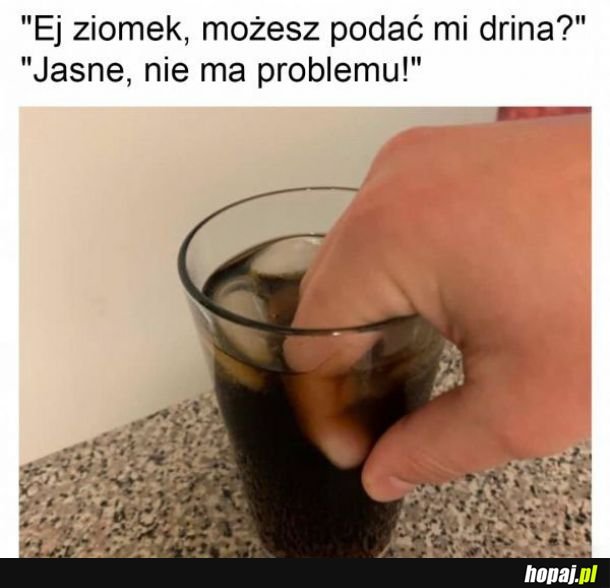 Już podaję 