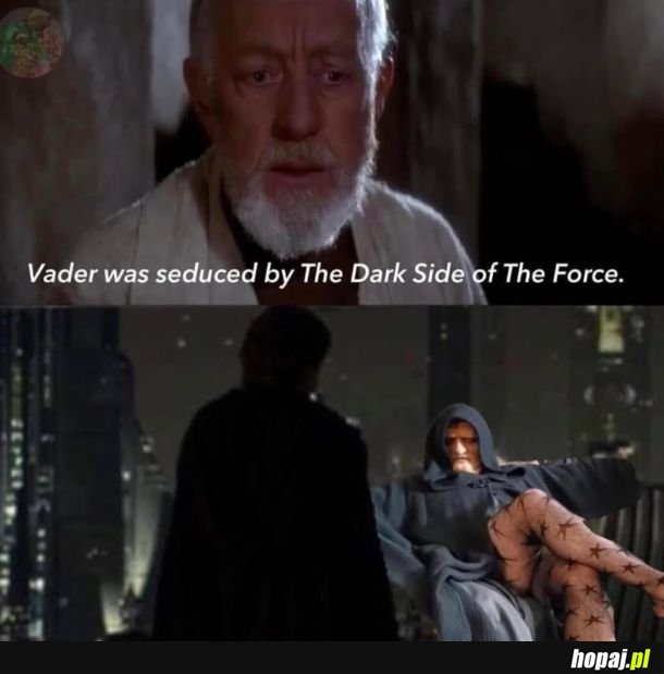 Vader został dał się uwieść ciemnej stronie mocy