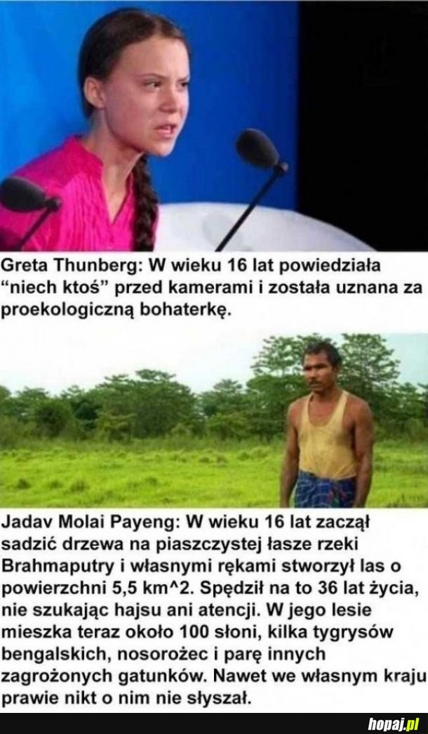 Pradziwy proekologiczny bohater