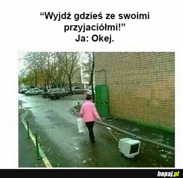 Wyjście z przyjaciółmi 