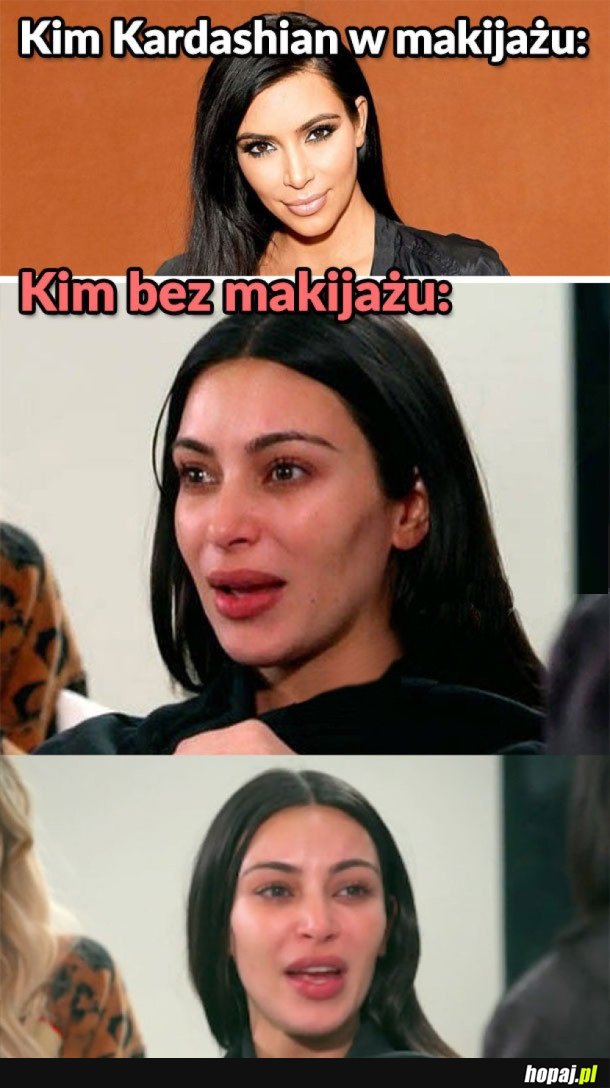 KARDASHIAN BEZ MAKIJAŻU