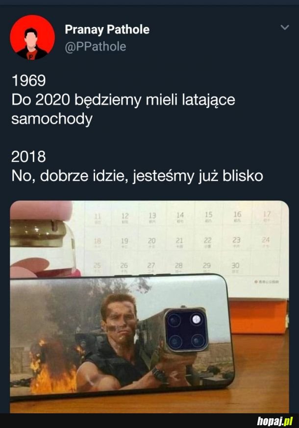 Do 2020 będziemy mieli latające samochody