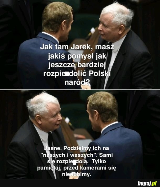 Tak działa polska 'żydo-polityka' od dekad. Podzielonym narodem, steruje się dziecinnie prosto.
