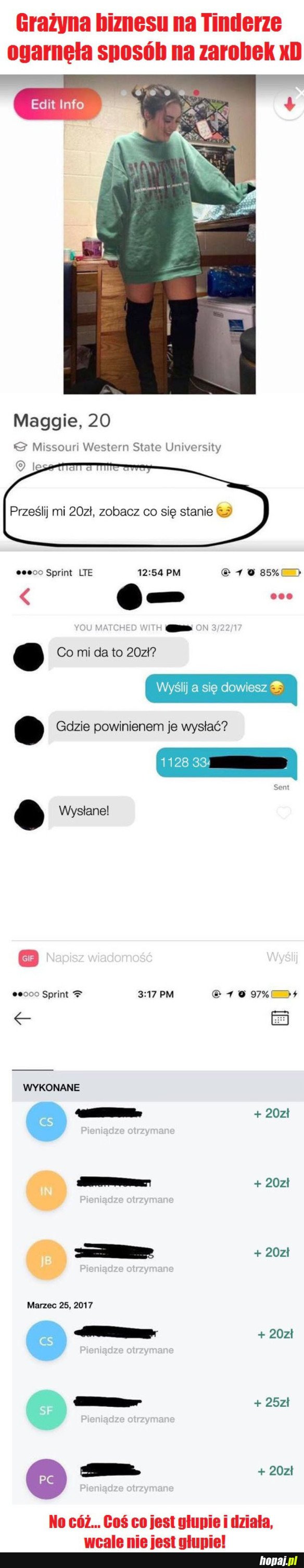 GRAŻYNA NA TINDERZE