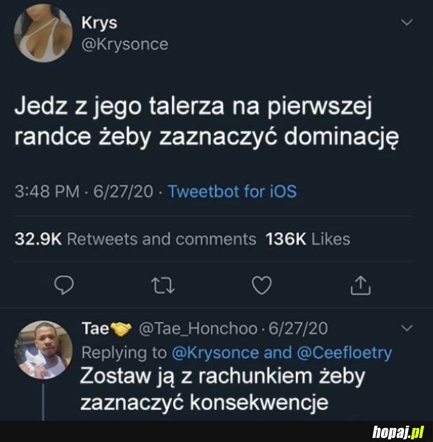 Konsekwencje dominacji