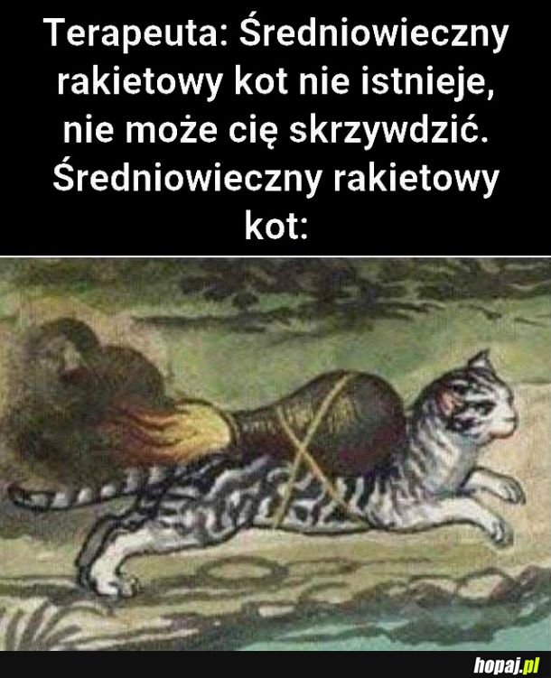 Średniowieczny rakietowy kot 