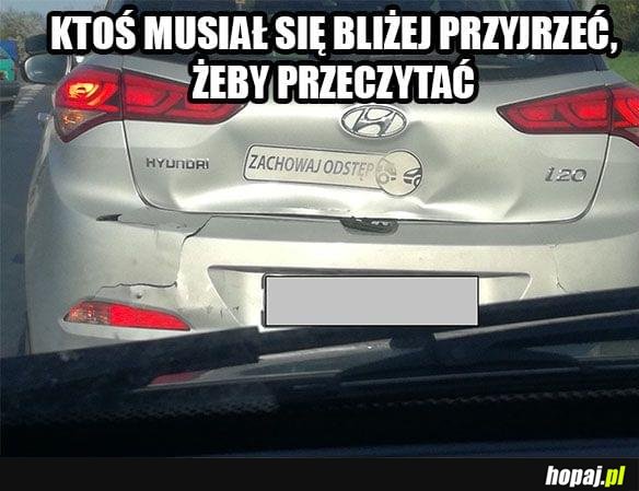 Musiał się przyjrzeć