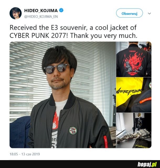 Kojima dostał prezent... 