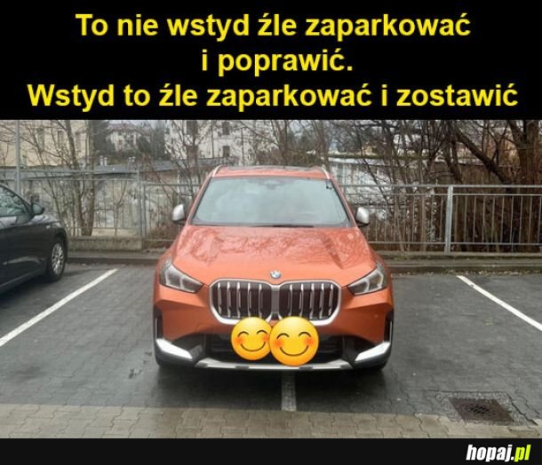 Złe parkowanie