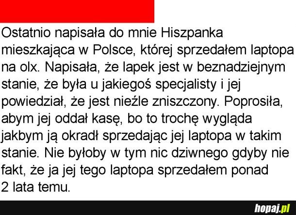 Sprzedaż laptopa