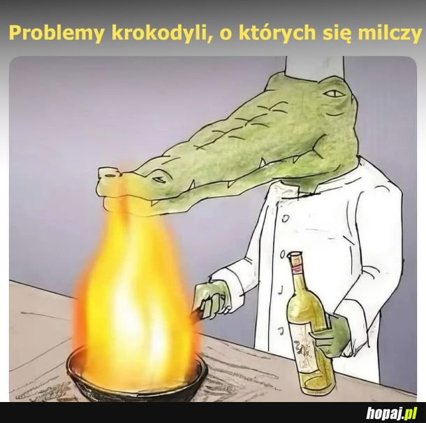 Krokodyle lekko nie maja