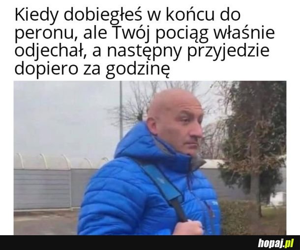 Pociąg odjechał