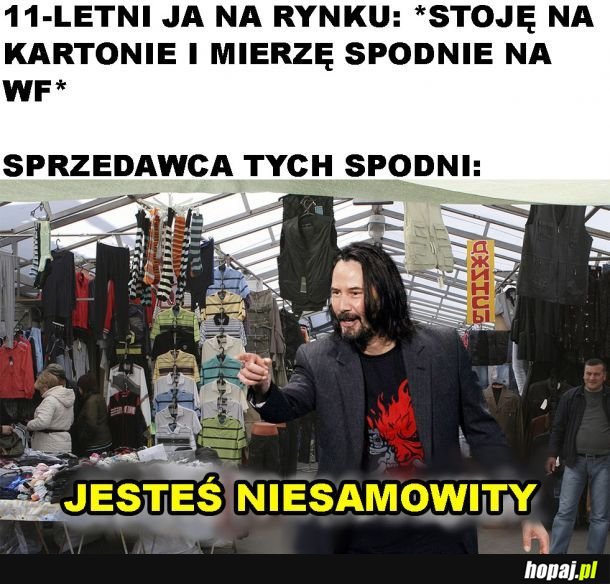 Przymierzanie na rynku