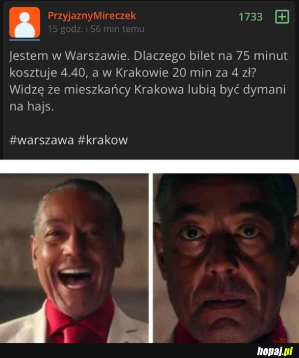Krakow vs Warszawa