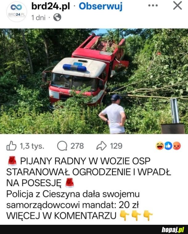 Miły gest policji
