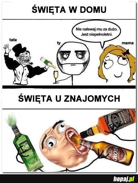 Święta w domu, święta u znajomych