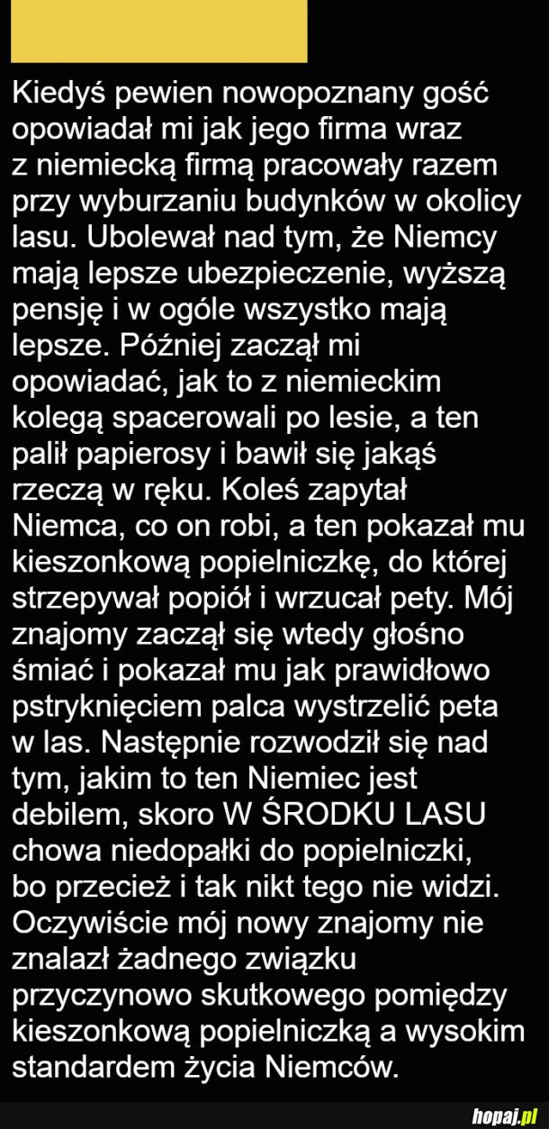 Bo Niemcy wszystko mają lepsze