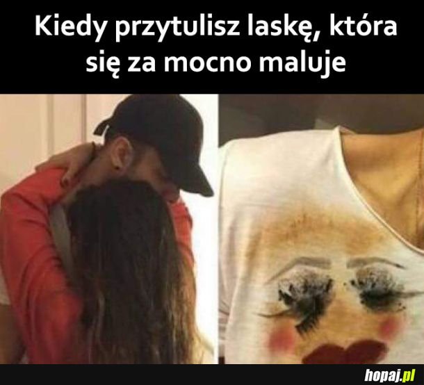 Za duży mejkap