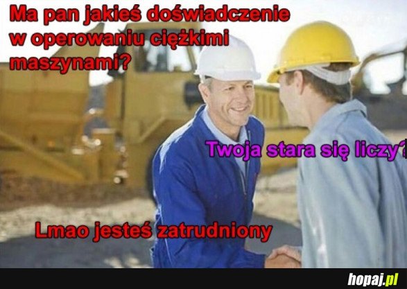 ROZMOWA O PRACĘ