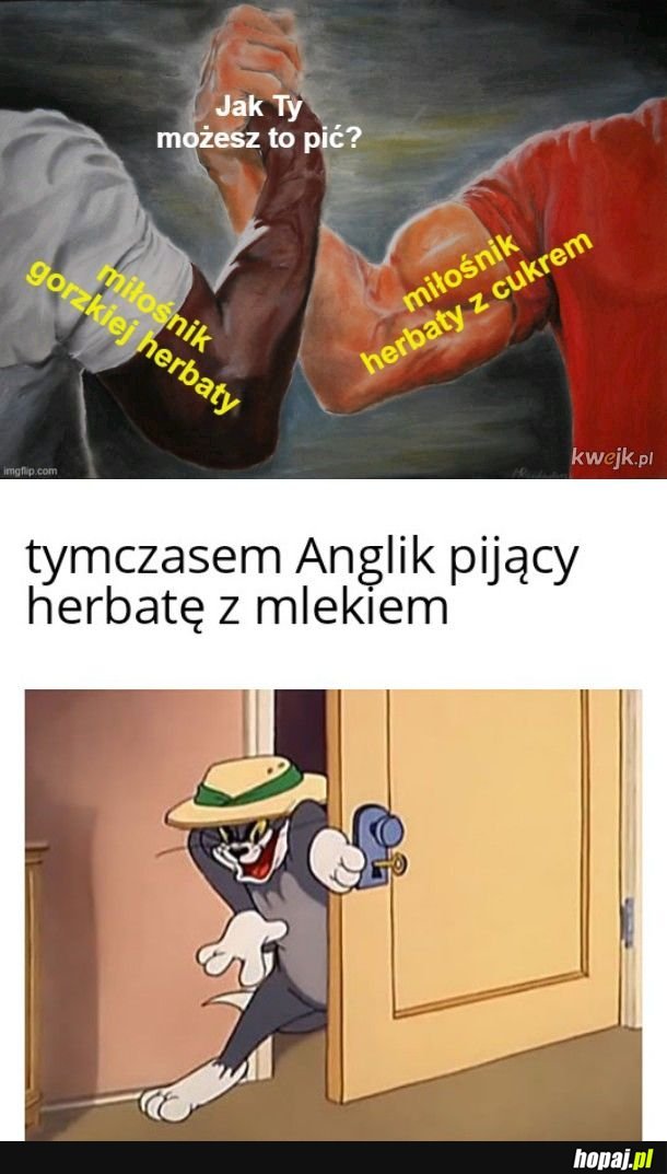 Herbata z mlekiem