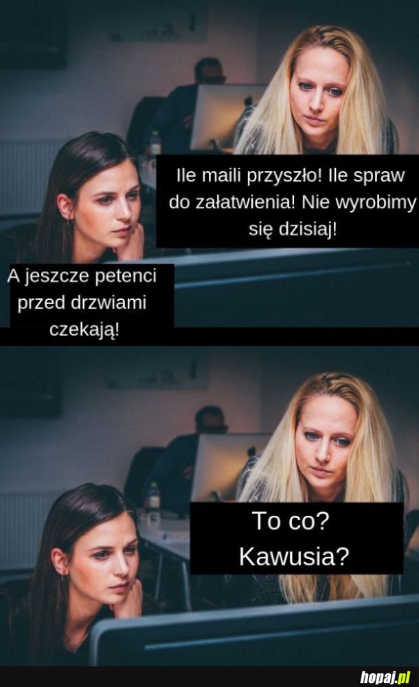 W biurach