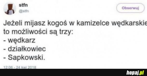 Kamizelka wędkarska