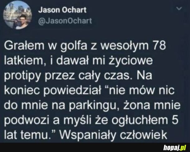 Wspaniały człowiek