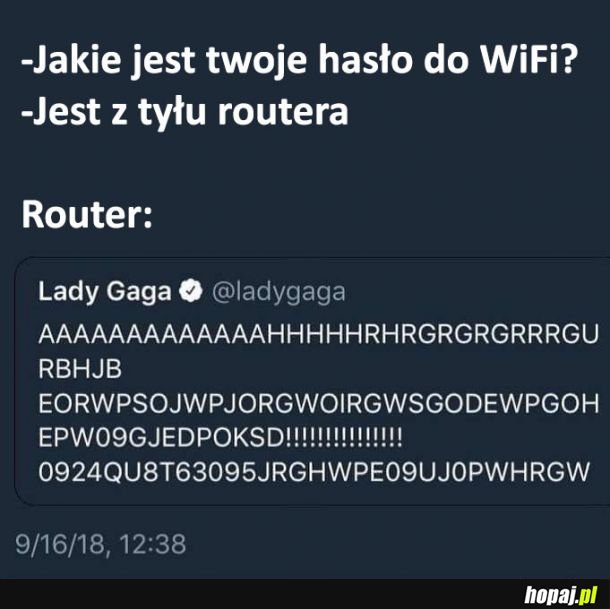 Hasło do WiFi