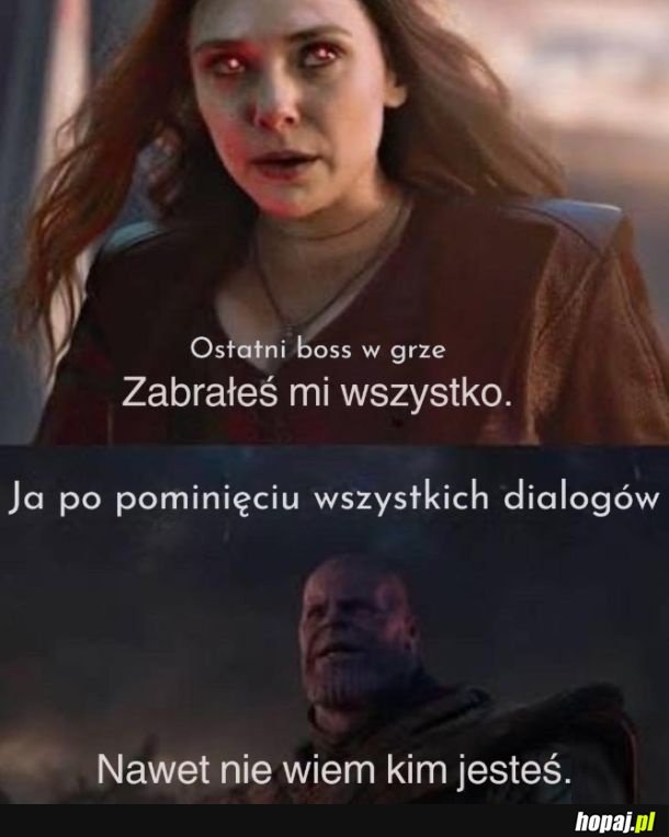 Ostatni boss w grze