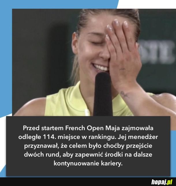 Chyba jej się udało