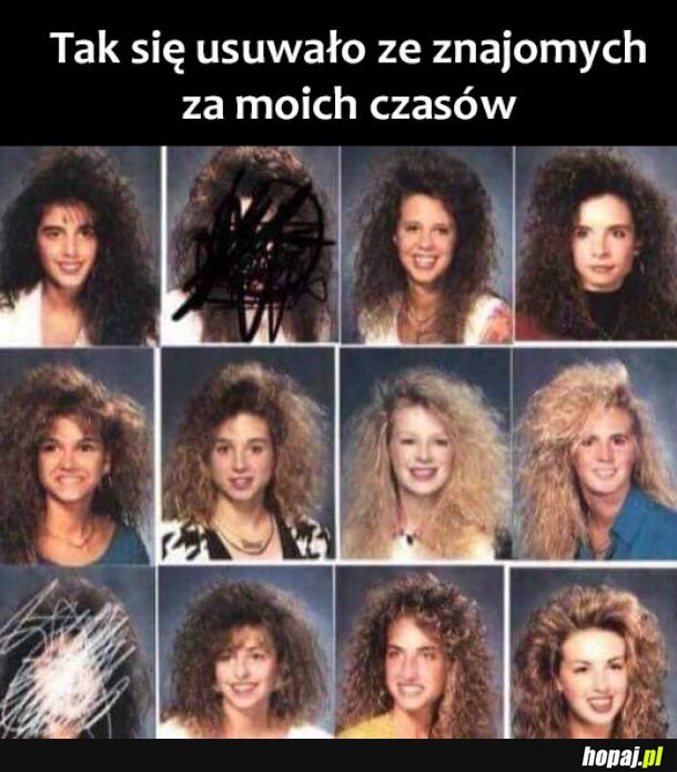 Usuwanie ze znajomych 
