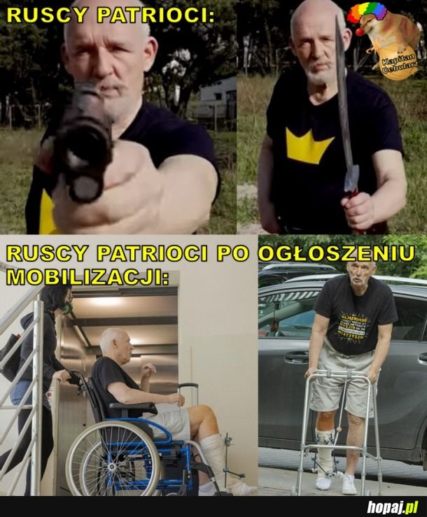 Krótka rozprawa o mobilizacji. Onucowane.