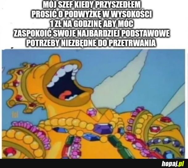 Znaczy że szef nie da?