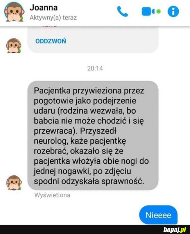 Z życia ratownika medycznego...
