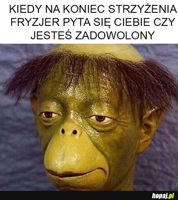 PO WYJŚCIU OD FRYZJERA