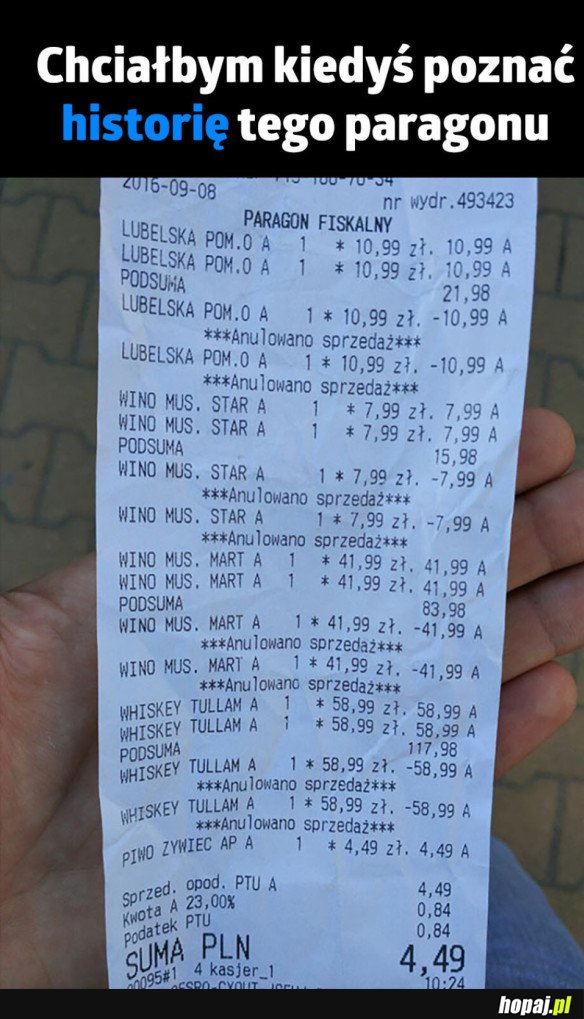 CHCIAŁBYM KIEDYŚ POZNAĆ HISTORIĘ