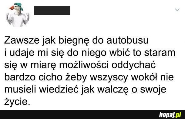 Bieg do autobusu
