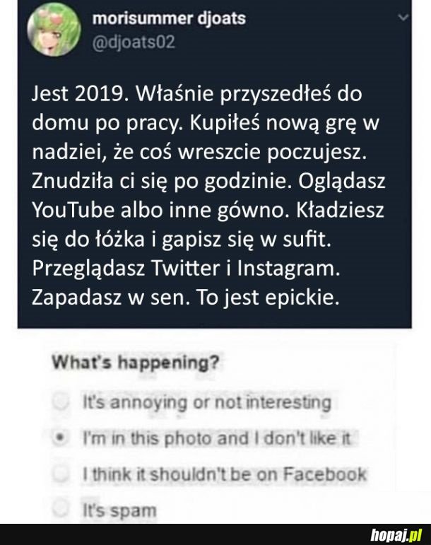 Tak wygląda nasze życie