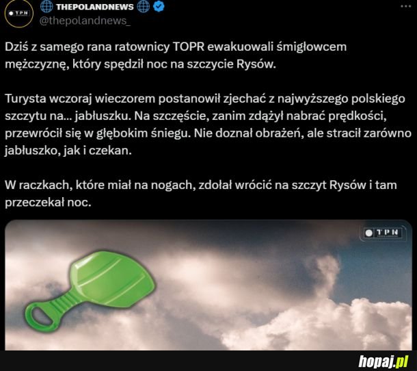 To się mogło udać