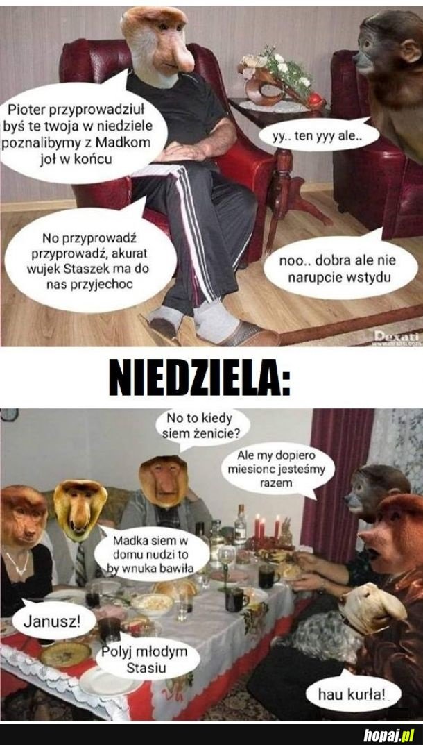 Pioter, przyprowadź tę swoją dziewczynę, chętnie ją poznamy