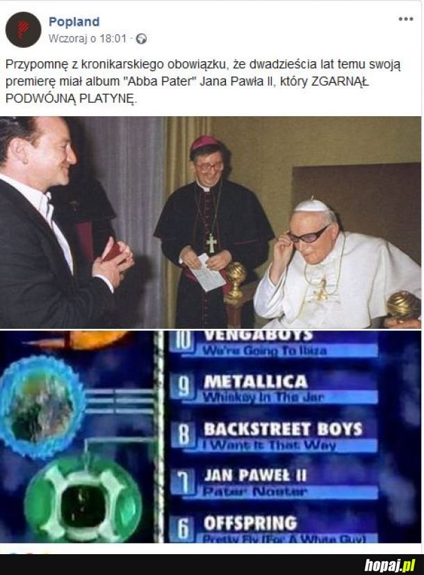  20 lat temu na listach przebojów 