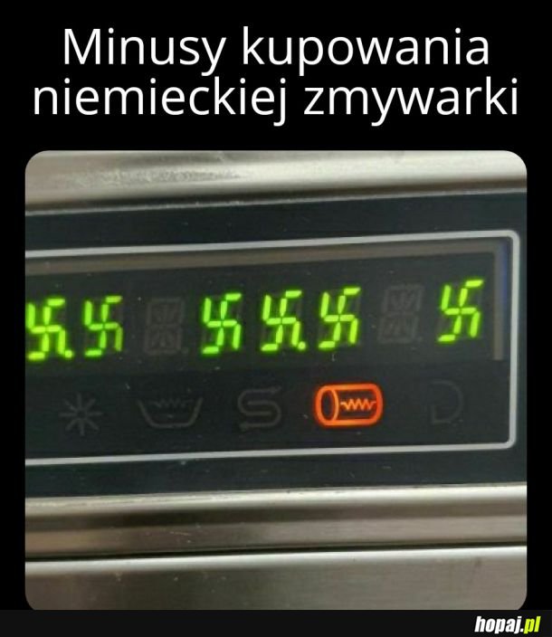 Niemiecka zmywarka