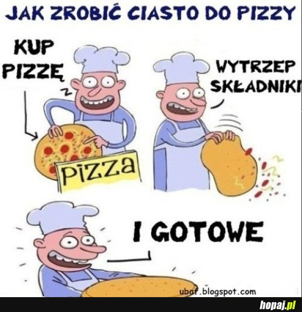 JAK ZROBIĆ CIASTO DO PIZZY