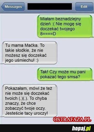 Mialam ciezki dzien ...