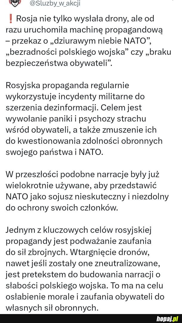 Rosja uruchomiła machinę propagandową