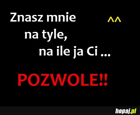 Tyle mnie znasz