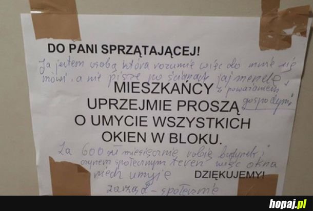 Blokowe rozmowy 