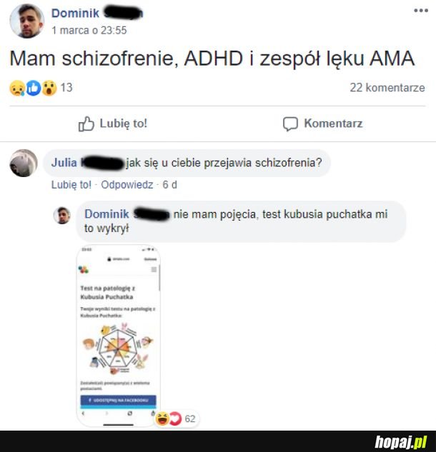 Schizofrenia i cos tam jeszcze