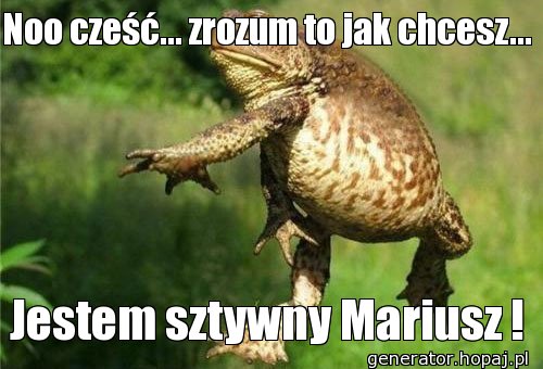 Noo cześć... zrozum to jak chcesz...